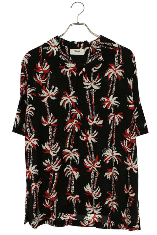 CELINE All-Over Print Rayon Hawaiian Shirt Multi Size XXL