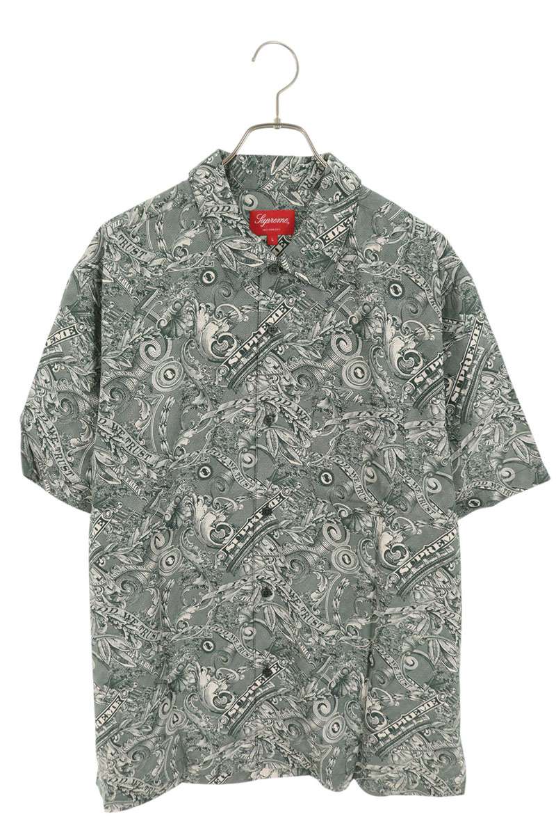 SUPREME DOLLAR S S SHIRT Green Size L