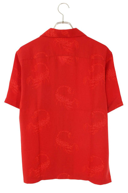 SUPREME 21SS Scorpion Jacquard S S Shirt Red Size S