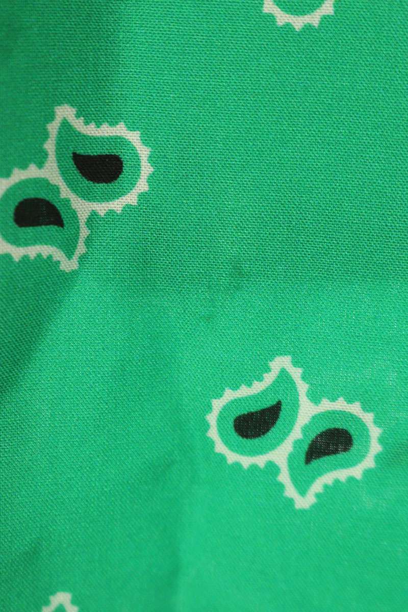 Palm Angels Short Sleeve Shirt Green Size 46
