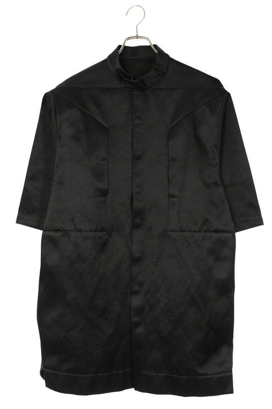 Rick Owens Magnum S S Shirt Black Cotton/Silk Size M