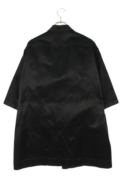 Rick Owens Magnum S S Shirt Black Cotton/Silk Size M