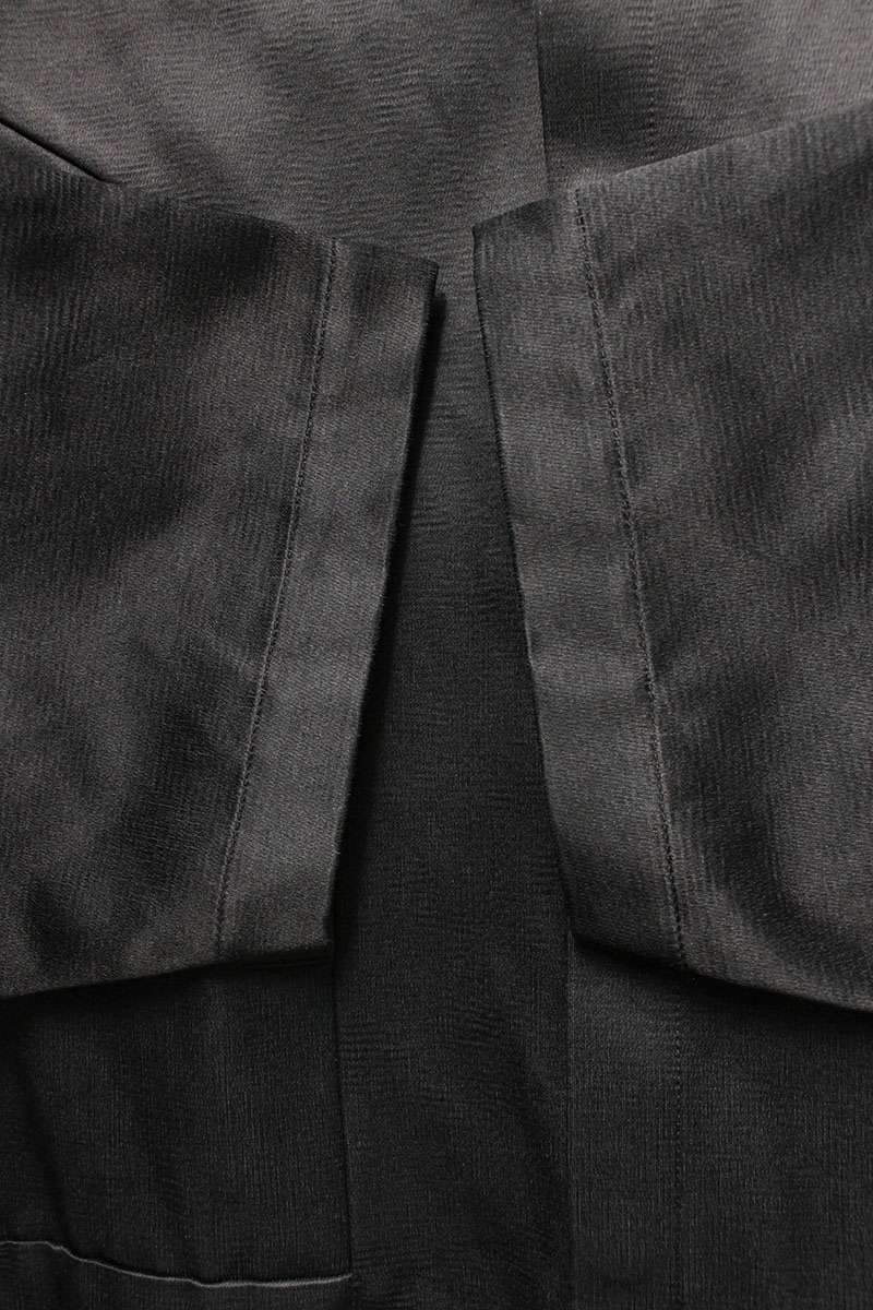 Rick Owens Magnum S S Shirt Black Cotton/Silk Size M