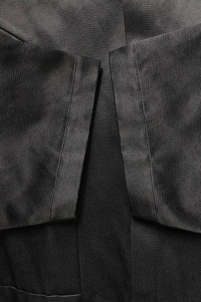 Rick Owens Magnum S S Shirt Black Cotton/Silk Size M