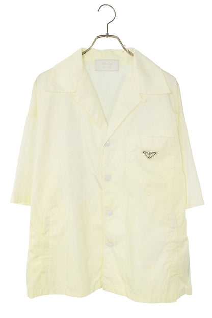 PRADA Re-Nylon Triangle Logo Plate S/S Shirt Size XL