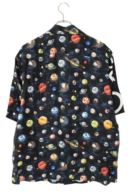 LOUISVUITTON 19SS Logo Galaxy Silk SS Shirt Size L