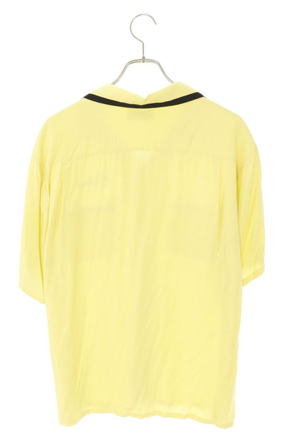 CELINE Logo Embroidered Rayon Loose Bowling Shirt Size XXL