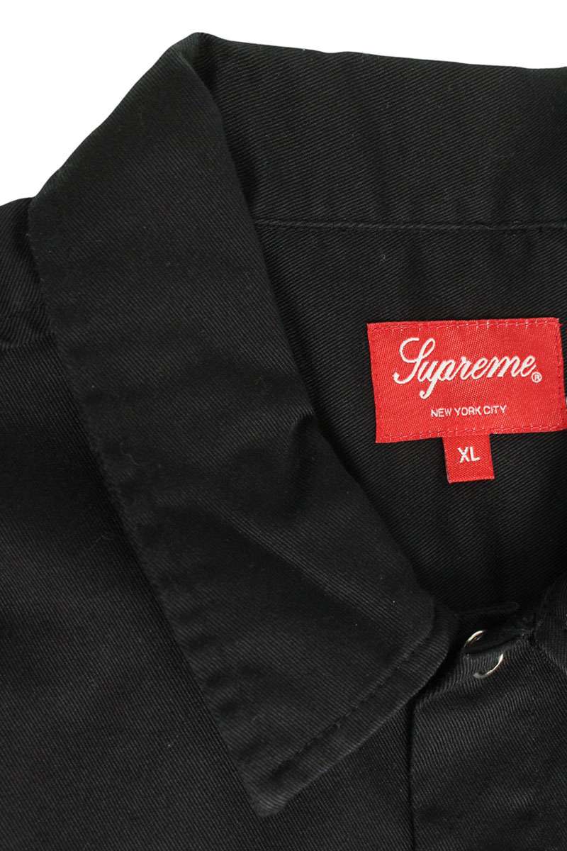 SUPREME 23SS Bunnies S S Work Shirt Black Size XL