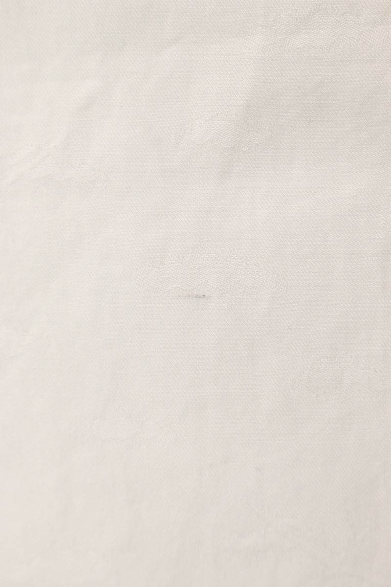 Hermes All-Over Print Cotton Short Sleeve Shirt White Size 40