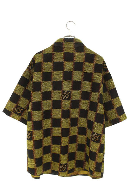 LOUISVUITTON 24SS Damier Wool Oversized SS Shirt Size L