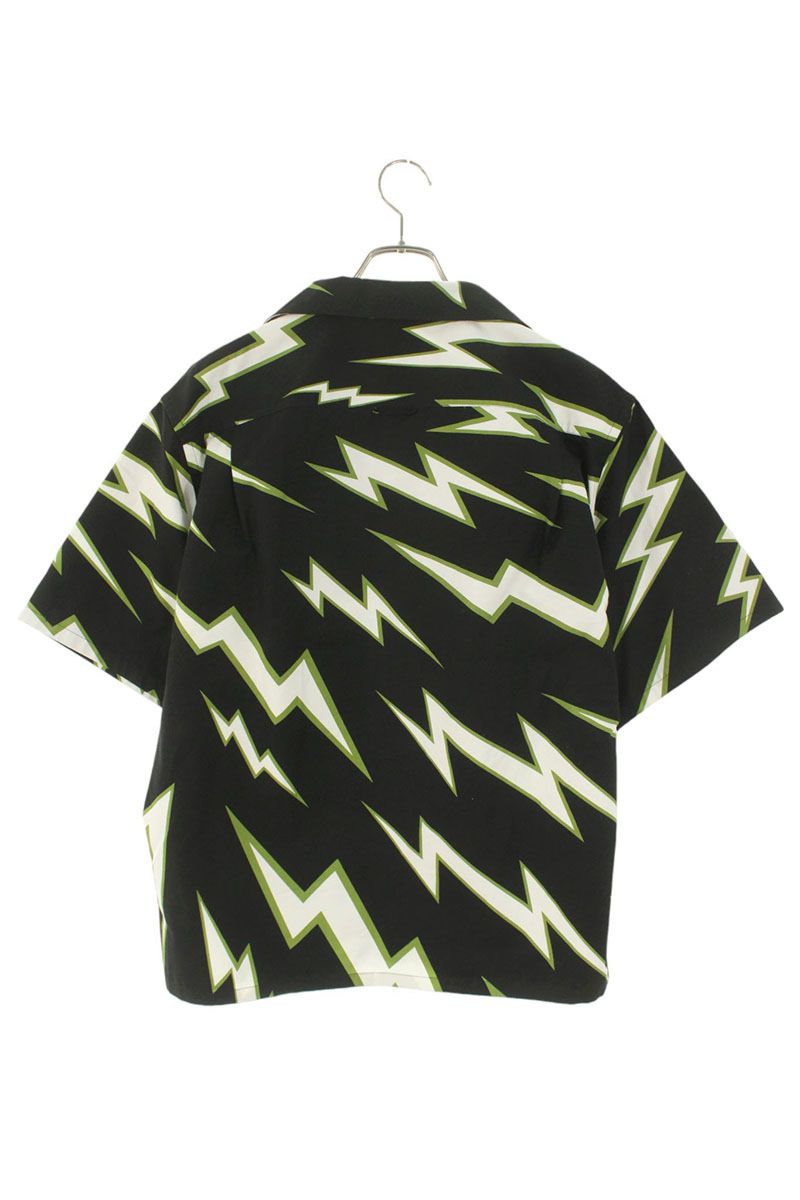 PRADA Frankenstein Thunder Cotton Short Sleeve Shirt Size L