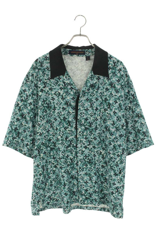 Louis Vuitton Short Sleeve Shirt Green Size M