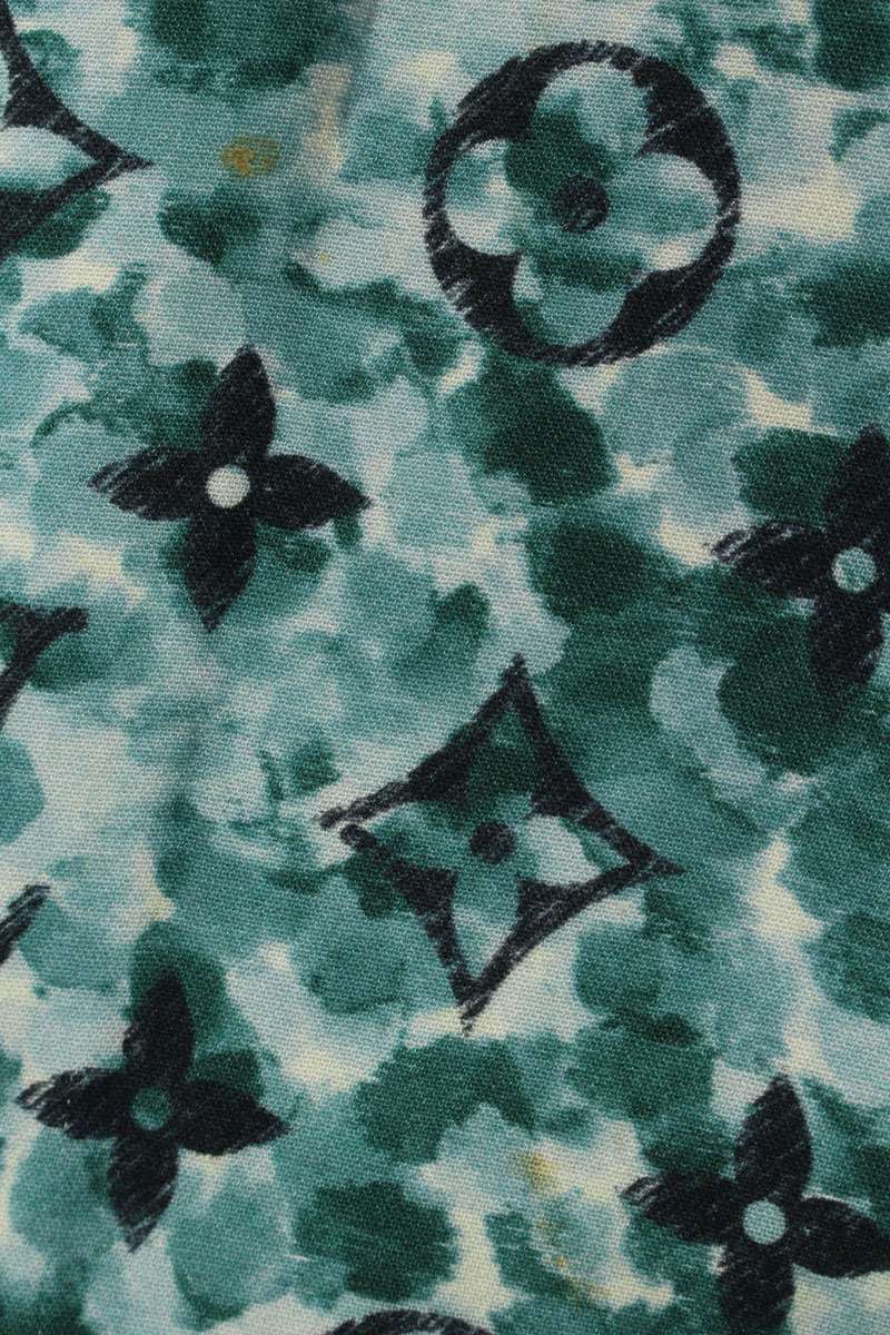 Louis Vuitton Short Sleeve Shirt Green Size M