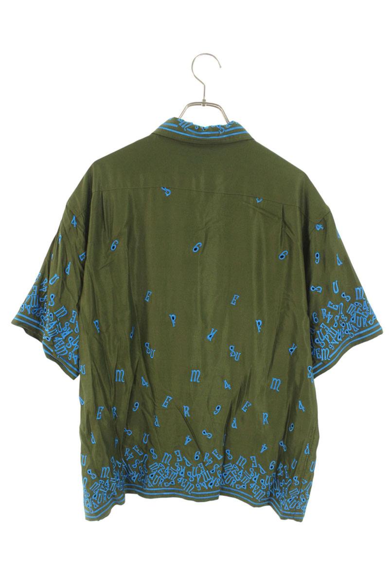 SUPREME 23SS Nouveau Embroidered S S Shirt Multi Size M