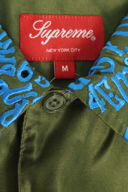 SUPREME 23SS Nouveau Embroidered S S Shirt Multi Size M