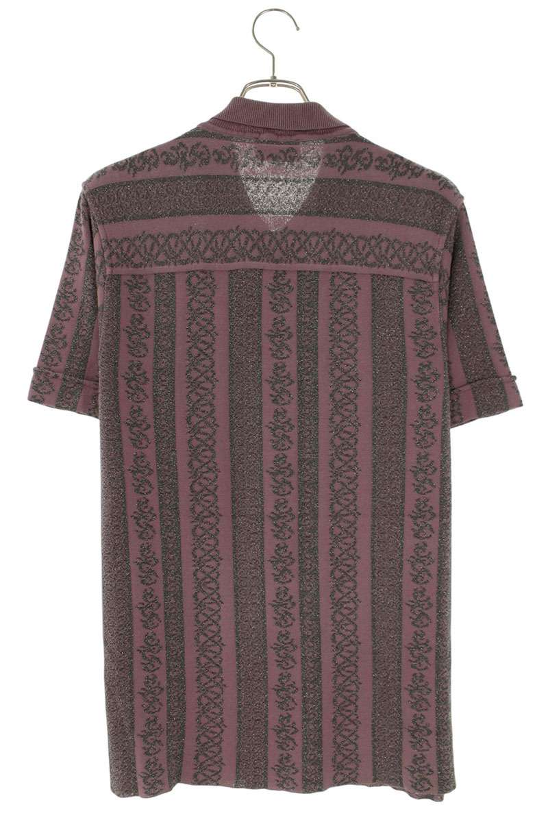 MAGLIANO All-Over Stripe S/S Shirt Purple Size XS