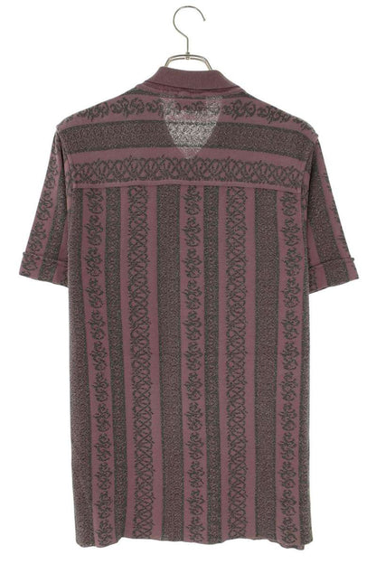 MAGLIANO All-Over Stripe S/S Shirt Purple Size XS