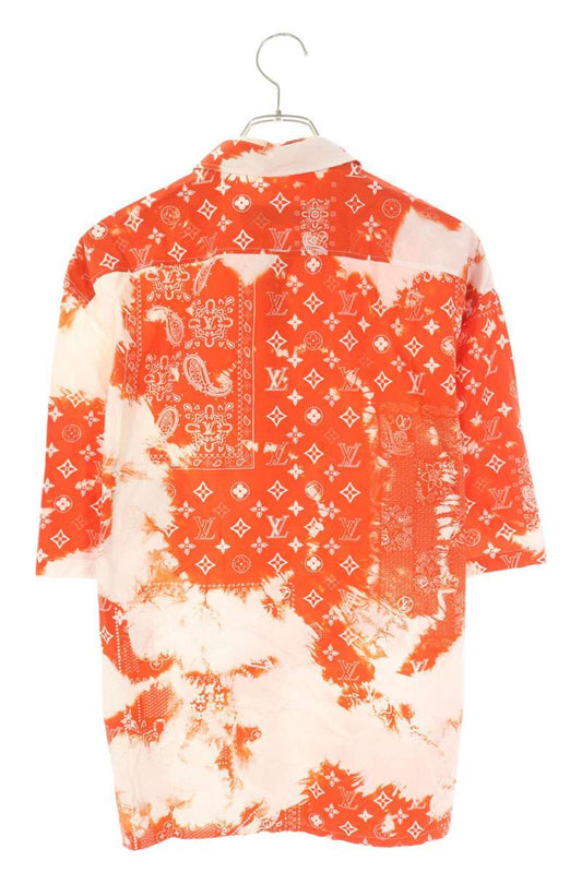 Louis Vuitton Short Sleeve Shirt Orange Size L