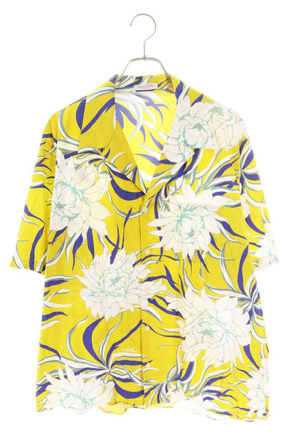 Valentino Short Sleeve Shirt Yellow Size L