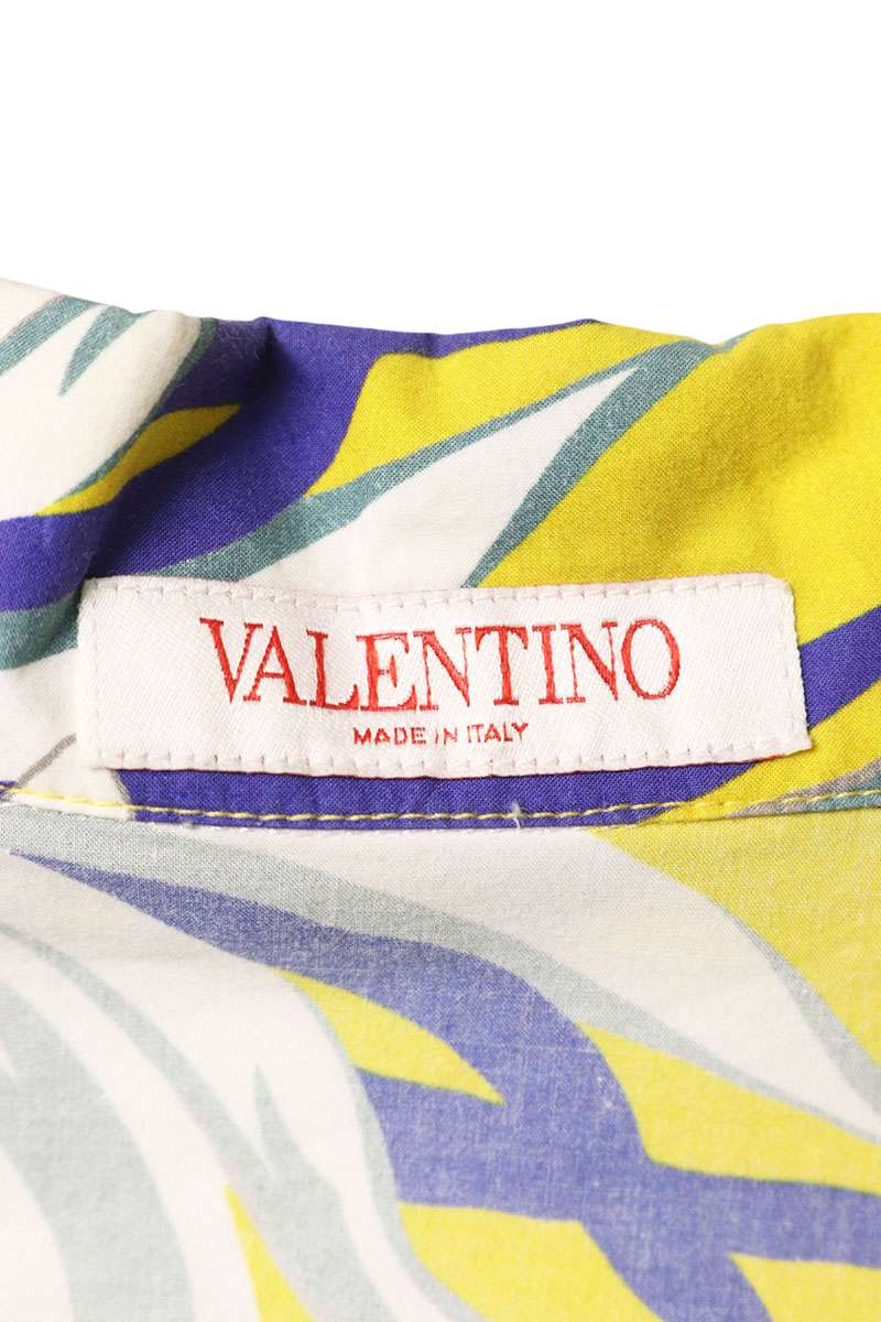 Valentino Short Sleeve Shirt Yellow Size L
