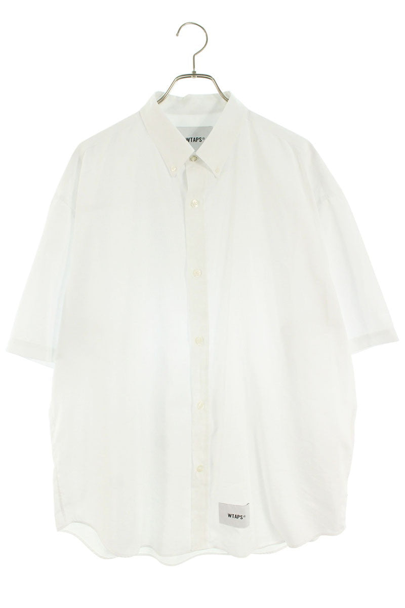Wtaps COOLMAX Down Short Sleeve Shirt White Size L