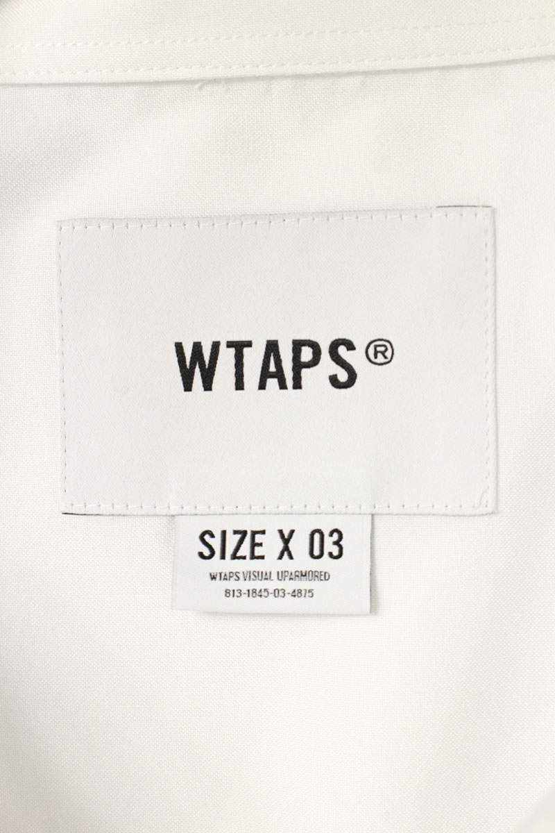 Wtaps COOLMAX Down Short Sleeve Shirt White Size L