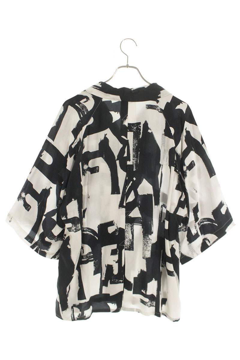 ms blaque Multi Pattern Aloha Shirt Cupro Rayon Size XXS