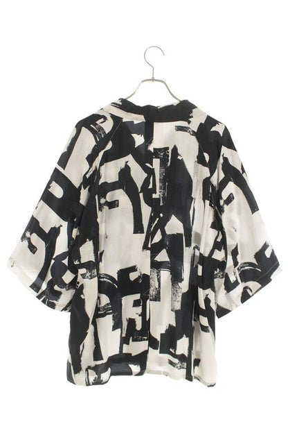 ms blaque Multi Pattern Aloha Shirt Cupro Rayon Size XXS