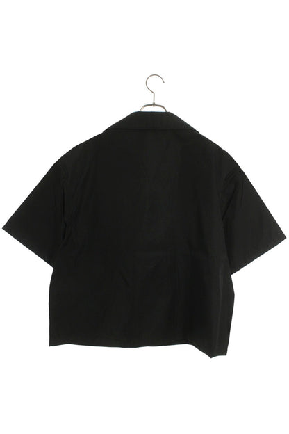 PRADA 26SS Re-Nylon Triangle Plate S/S Shirt Black Size M