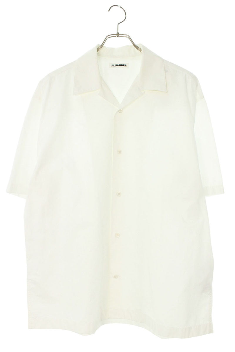 Jil Sander Cotton Short Sleeve Shirt White Size 39