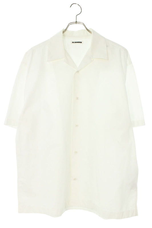 Jil Sander Cotton Short Sleeve Shirt White Size 39