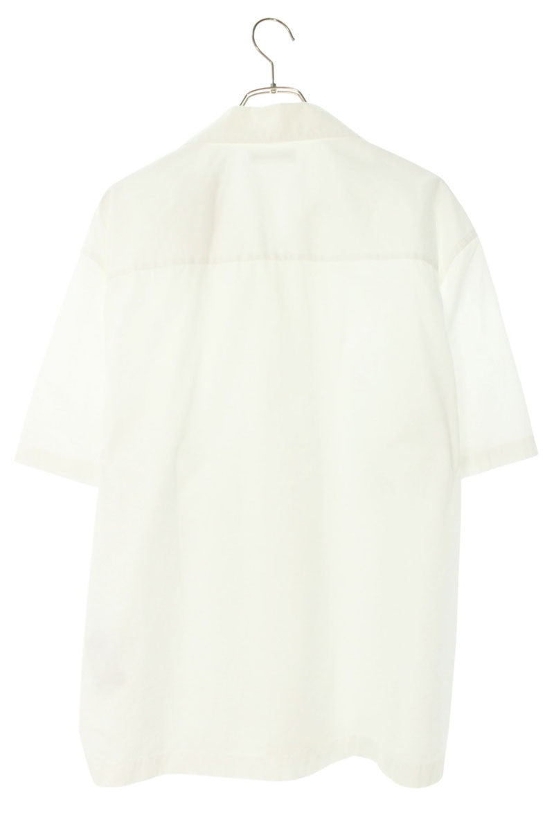 Jil Sander Cotton Short Sleeve Shirt White Size 39