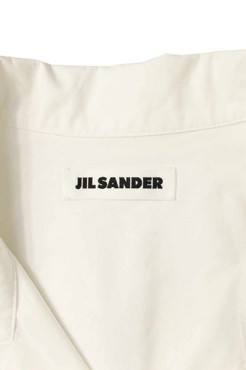 Jil Sander Cotton Short Sleeve Shirt White Size 39