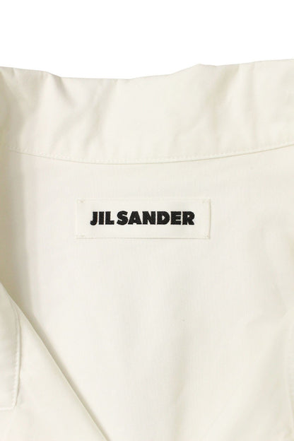 Jil Sander Cotton Short Sleeve Shirt White Size 39
