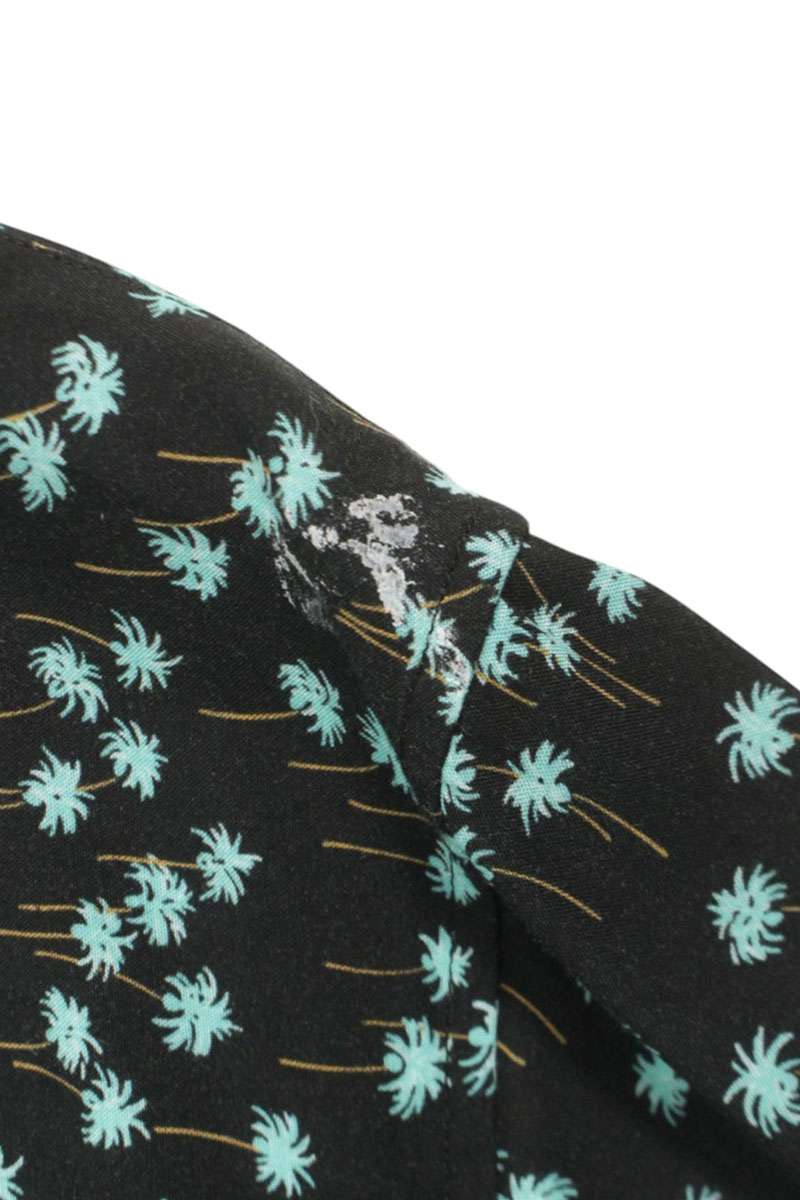 CELINE 23SS Palm Tree Print Rayon S/S Shirt Size XXL
