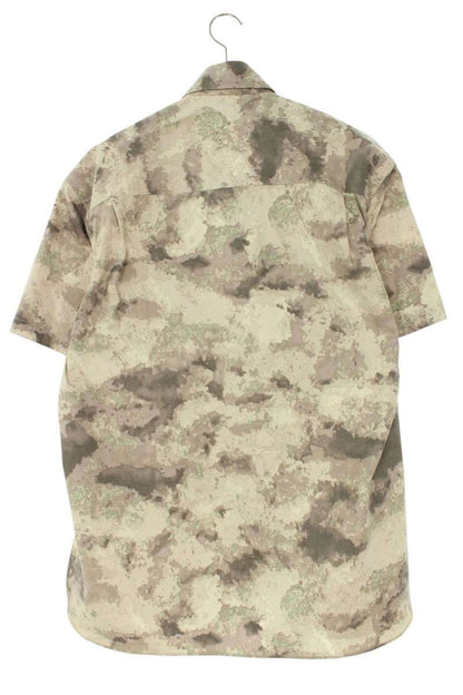 LES SIX Camo Print Cotton S/S Shirt Size XS
