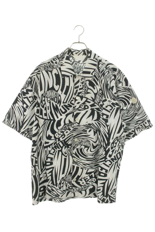 MONCLER All-Over Print Cotton S/S Shirt Size S