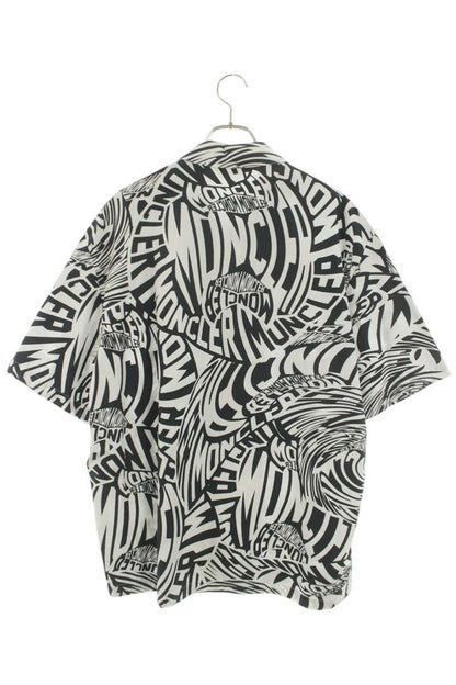 MONCLER All-Over Print Cotton S/S Shirt Size S