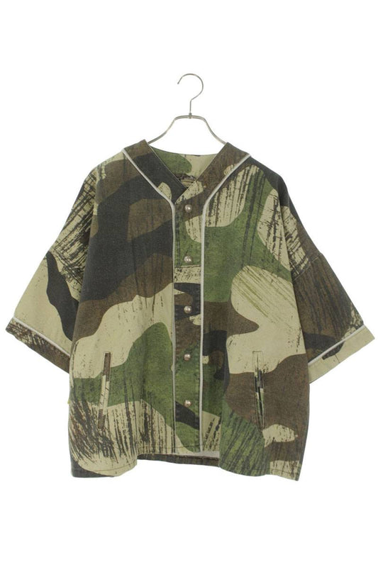 FORMY STUDIO Camicia Guerrilla Baseball Camo Denim Size M