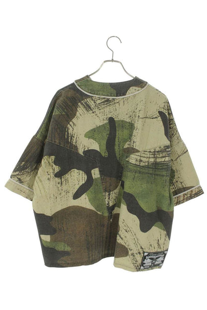 FORMY STUDIO Camicia Guerrilla Baseball Camo Denim Size M