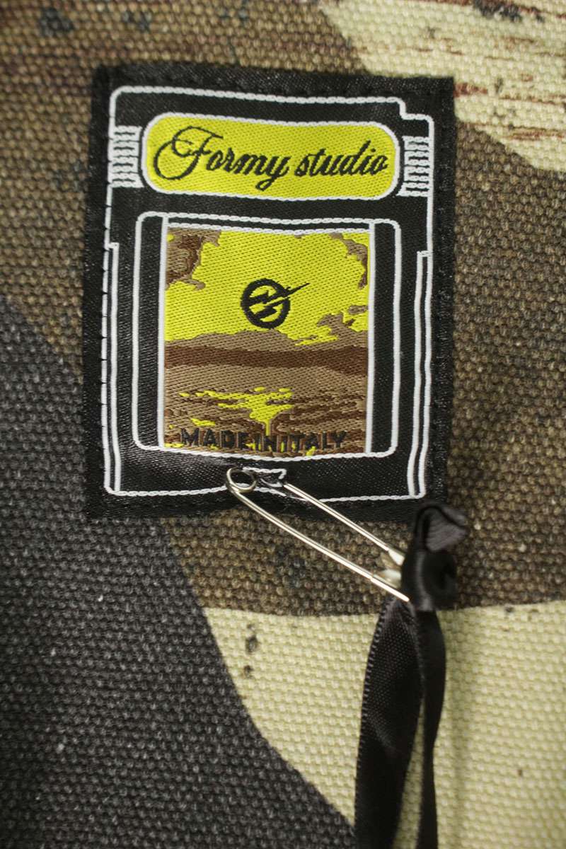 FORMY STUDIO Camicia Guerrilla Baseball Camo Denim Size M