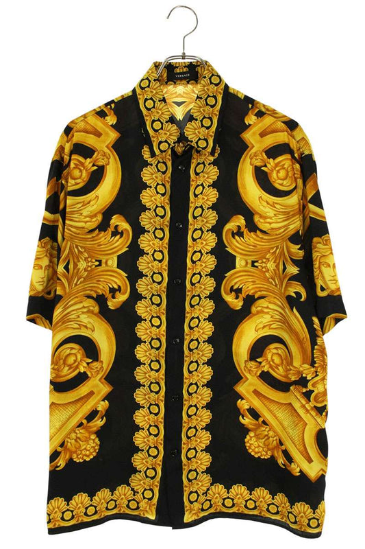 Versace All-Over Print Short Sleeve Shirt Multi Size XL