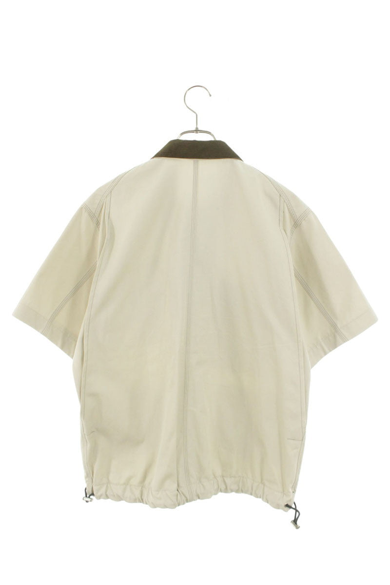 Sacai x Carhartt 26SS Corduroy Collar SS Shirt Beige Size S