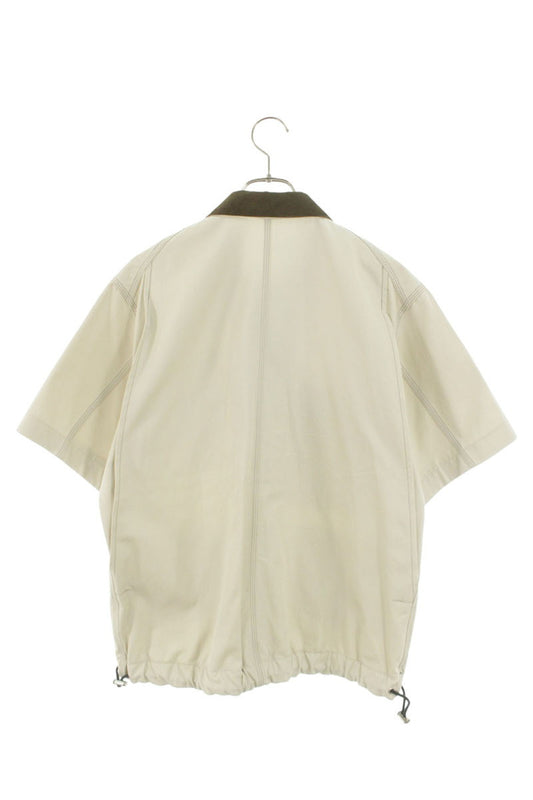 Sacai x Carhartt 26SS Corduroy Collar SS Shirt Beige Size S