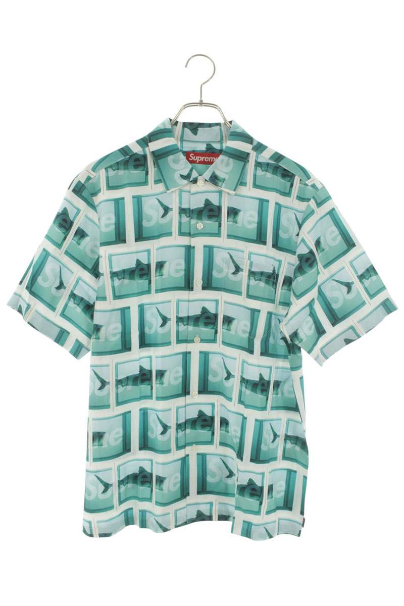Supreme 25SS Damien Hirst S S Shirt Blue Size S