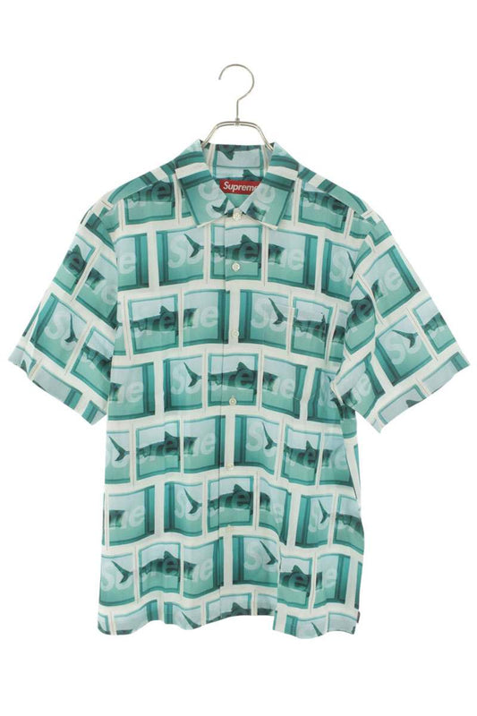 Supreme 25SS Damien Hirst S S Shirt Blue Size S