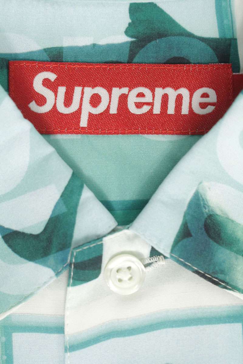 Supreme 25SS Damien Hirst S S Shirt Blue Size S