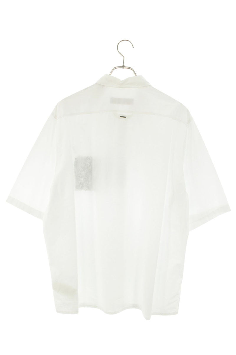 Louis Vuitton 22AW embroidery Short Sleeve Shirt White Size XL