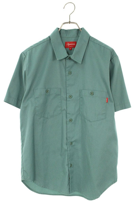 Supreme 17SS Michael Jackson S S Work Shirt Green Size S