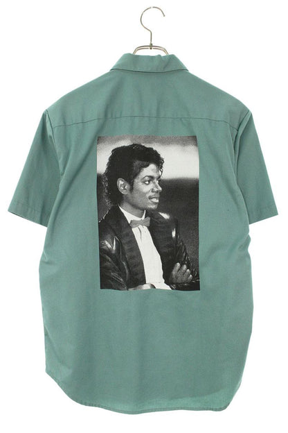 Supreme 17SS Michael Jackson S S Work Shirt Green Size S